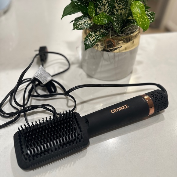 amika Hair Amika Double Agent 2in Straightening Blow Dryer Brush